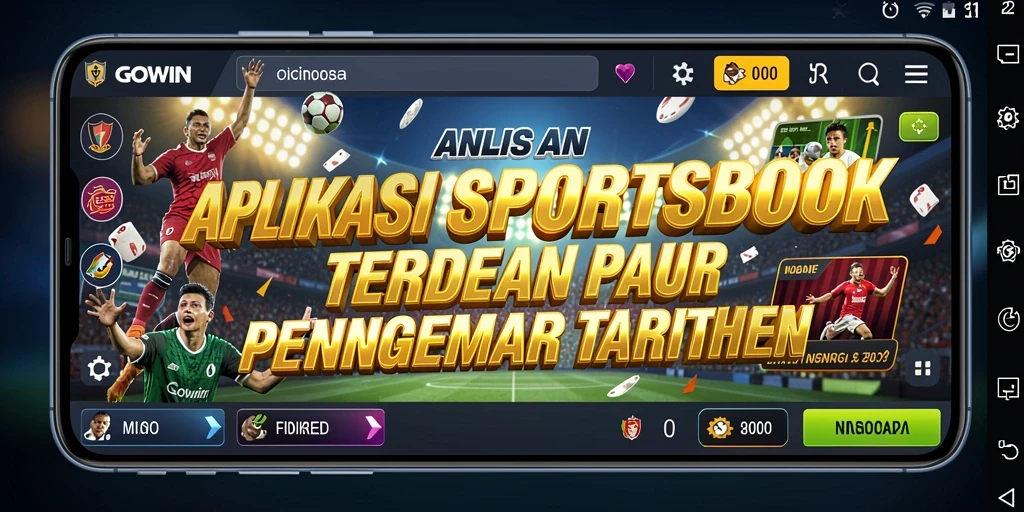 Tampilan gameplay GOWIN dalam taruhan olahraga yang interaktif.
