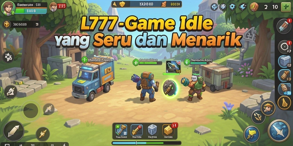 Tampilan gameplay L777 yang menarik dan penuh warna.