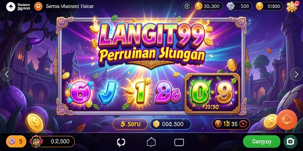Tangkapan layar LANGIT99 menampilkan gameplay slot seru dan interaktif.