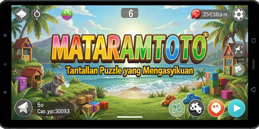 Tampilan gameplay seru dari game Puzzle MATARAMTOTO