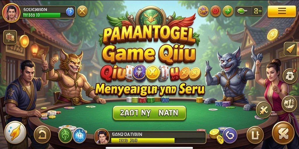 Tampilan gameplay QiuQiu yang menarik di PAMANTOGEL.