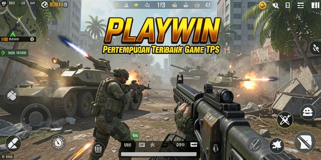 Screenshot gameplay <strong>PLAYWIN</strong> menunjukkan aksi pertempuran yang menegangkan dengan grafis luar biasa.