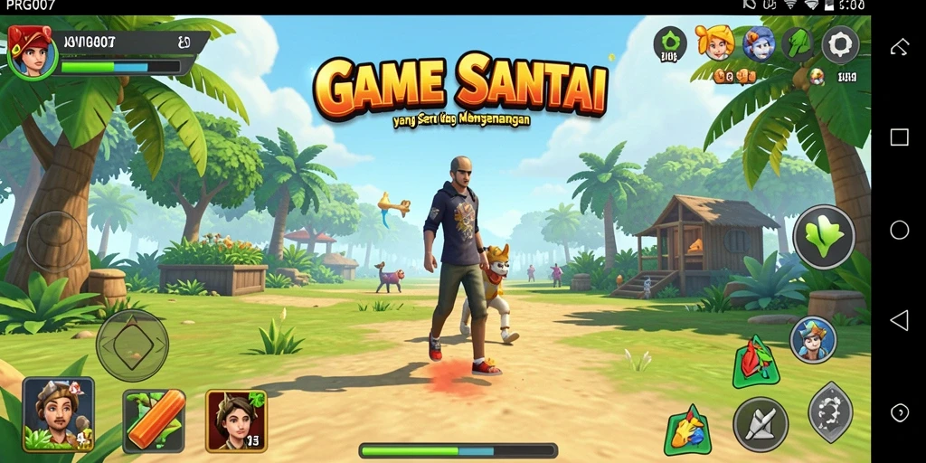 Tampilan menangkap keseruan gameplay Casual dalam PRG007.