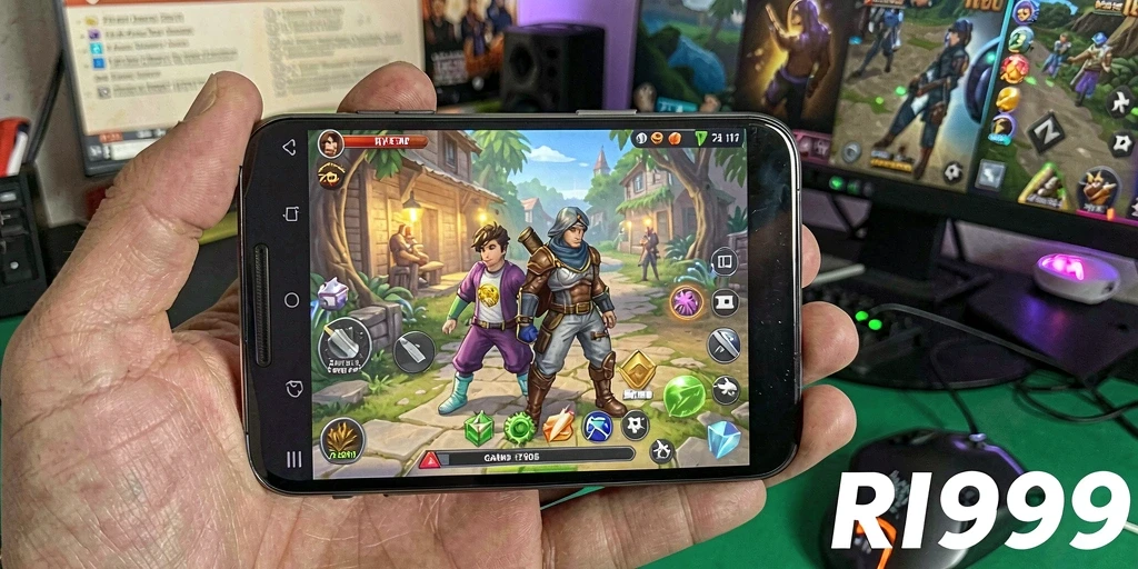 Gameplay seru RI889 yang penuh warna dan interaksi.