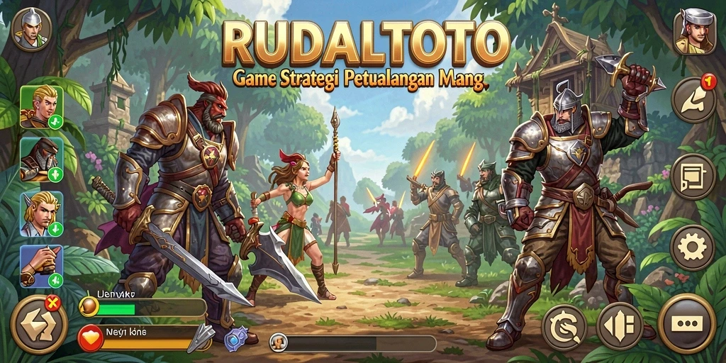 Screenshot gameplay <strong>RUDALTOTO</strong> menunjukkan aksi strategi yang mendebarkan.