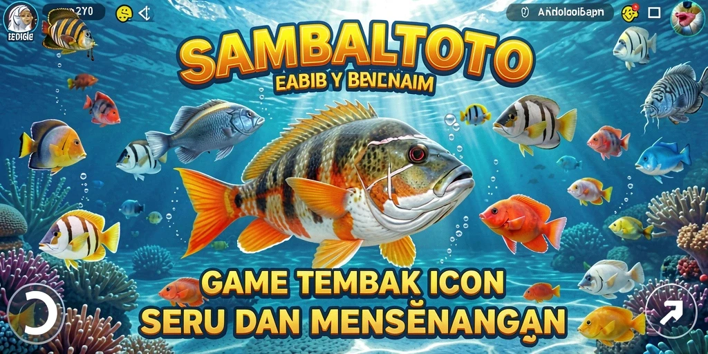 Screenshot gameplay SAMBALTOTO yang menampilkan aksi menembak ikan.