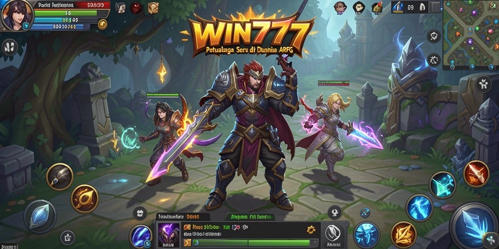 Tampilan aksi seru dalam gameplay WIN777 yang menantang.
